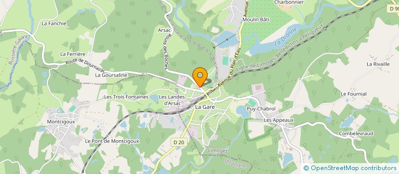 localisation de l'entreprise MADAME CATHERINE BOIDROU à BUSSIERE-GALANT