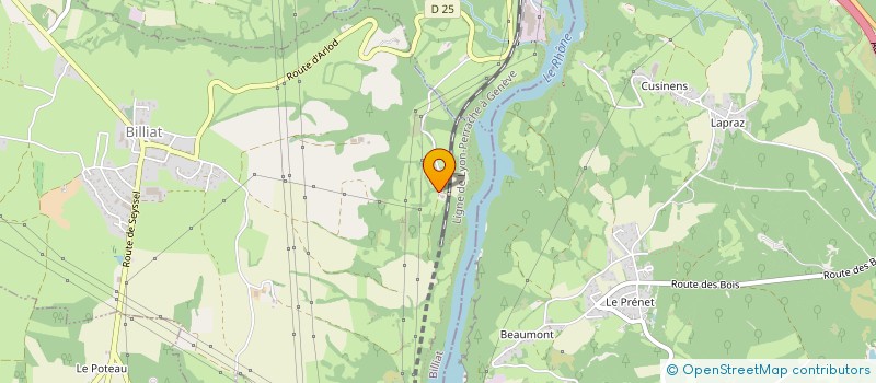 localisation de l'entreprise MADAME CATHERINE BOINET  BILLIAT