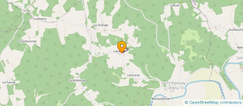 localisation de l'entreprise MADAME CATHERINE BOISSEAU  CUBJAC-AUVEZERE-VAL D'ANS