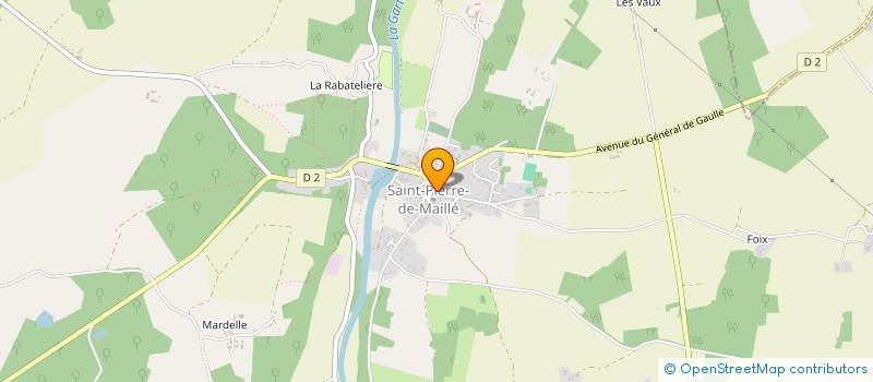 localisation de l'entreprise MADAME CATHERINE BOISSEAU  SAINT-PIERRE-DE-MAILLE