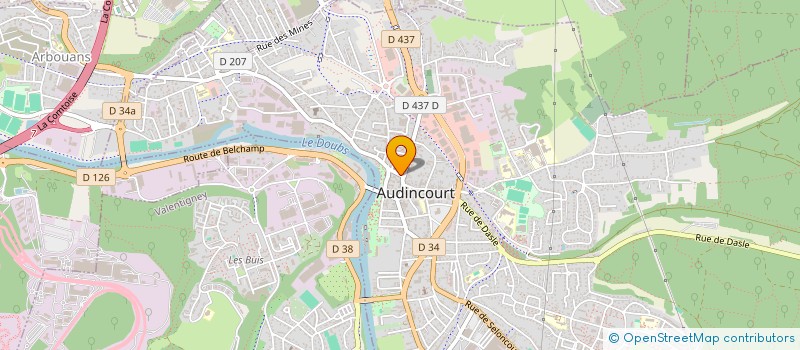 localisation de l'entreprise MADAME CATHERINE BOISSENIN  AUDINCOURT