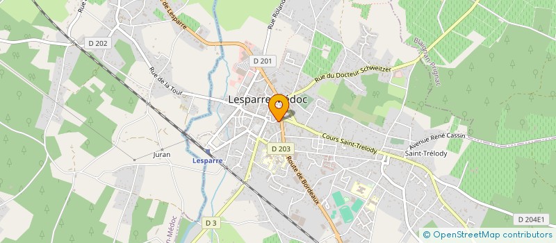 localisation de l'entreprise MADAME CATHERINE BOISSIERE  LESPARRE-MEDOC