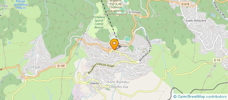 localisation de l'entreprise MADAME CATHERINE BOITTE  FONT-ROMEU-ODEILLO-VIA