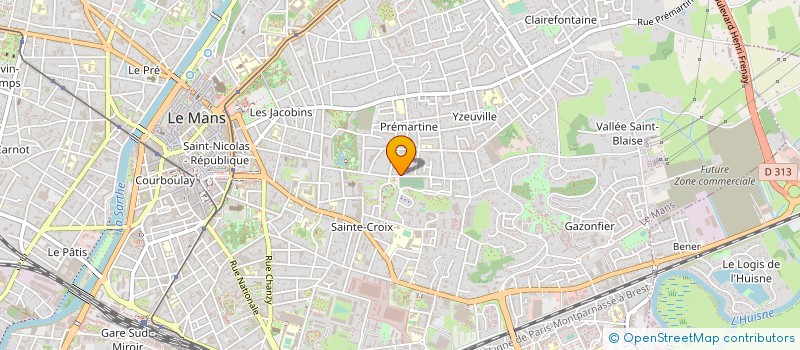 localisation de l'entreprise MADAME CATHERINE BOIVIN  LE MANS