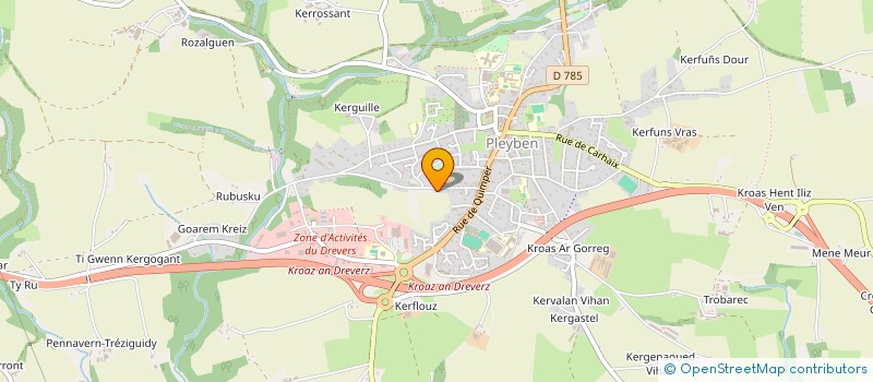 localisation de l'entreprise MADAME CATHERINE BONNARDEAU  PLEYBEN