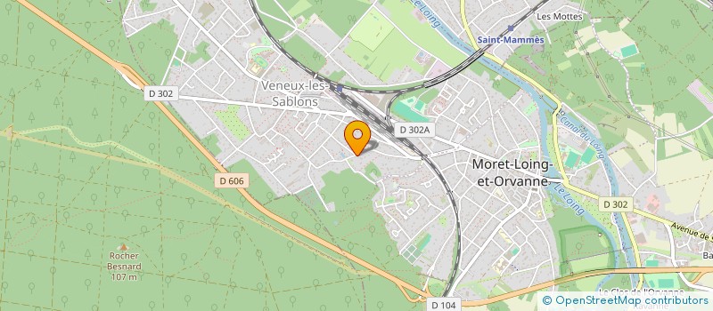 localisation de l'entreprise MADAME CATHERINE BONNEAU  MORET-LOING-ET-ORVANNE