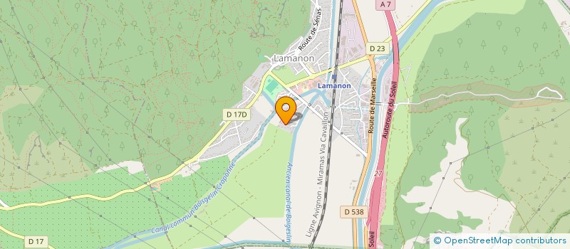 localisation de l'entreprise MADAME CATHERINE BONNET  LAMANON