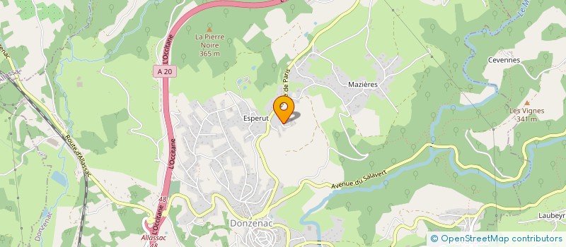 localisation de l'entreprise MADAME CATHERINE BONNIE  DONZENAC