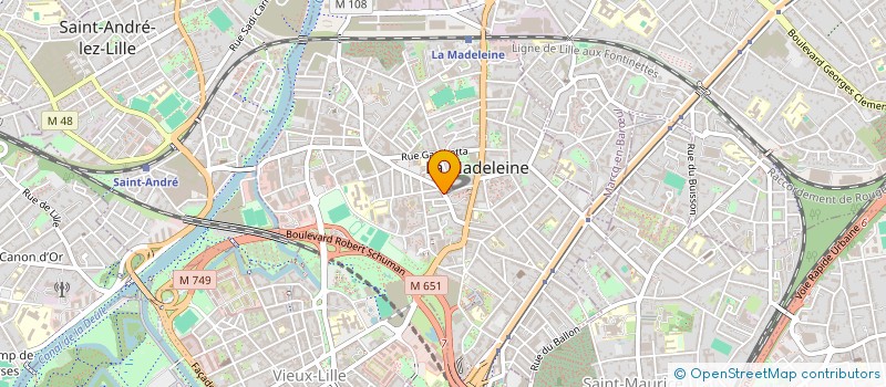 localisation de l'entreprise MADAME CATHERINE BONNIERE à LA MADELEINE