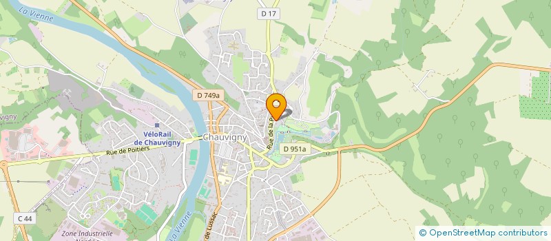 localisation de l'entreprise MADAME CATHERINE BONTANT à CHAUVIGNY
