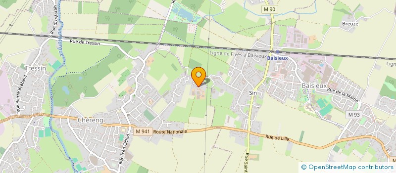 localisation de l'entreprise MADAME CATHERINE BONTE  CHERENG