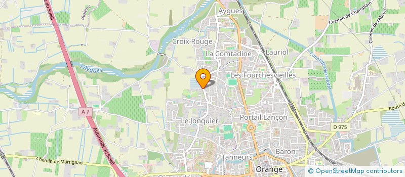 localisation de l'entreprise MADAME CATHERINE BONVIN  ORANGE