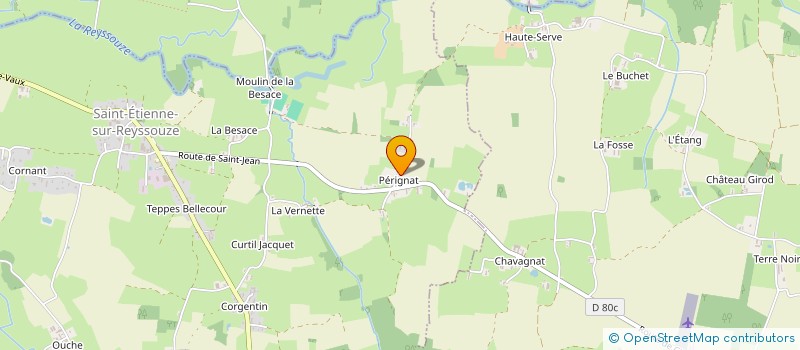 localisation de l'entreprise MADAME CATHERINE BONZON  SAINT-ETIENNE-SUR-REYSSOUZE