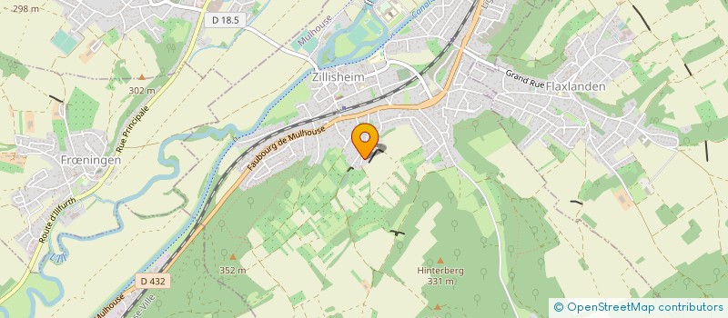 localisation de l'entreprise MADAME CATHERINE BOOS  ZILLISHEIM