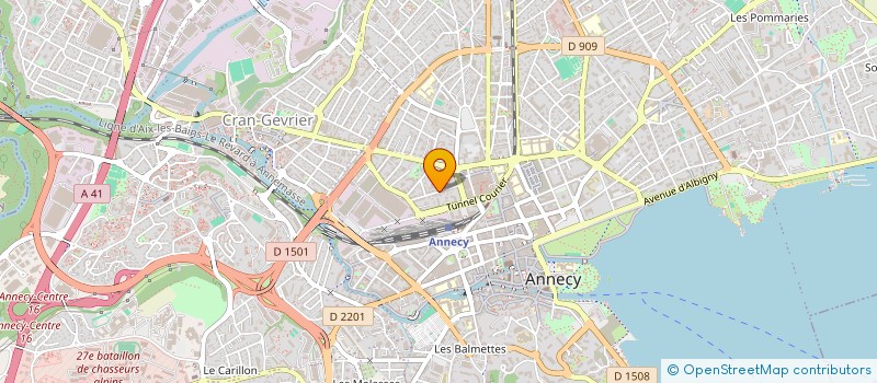 localisation de l'entreprise MADAME CATHERINE BORDAS à ANNECY