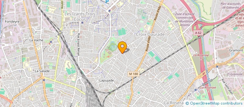 localisation de l'entreprise MADAME CATHERINE BORDENAVE  TOULOUSE