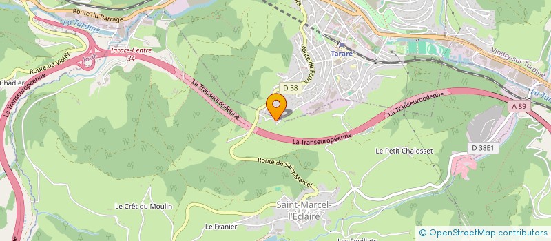 localisation de l'entreprise MADAME CATHERINE BORGEL  SAINT-MARCEL-L ECLAIRE