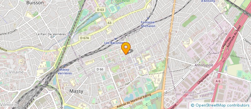 localisation de l'entreprise MADAME CATHERINE BORIE à ANTONY