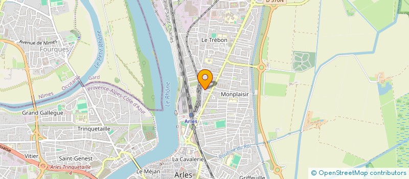 localisation de l'entreprise MADAME CATHERINE BORNANT  ARLES
