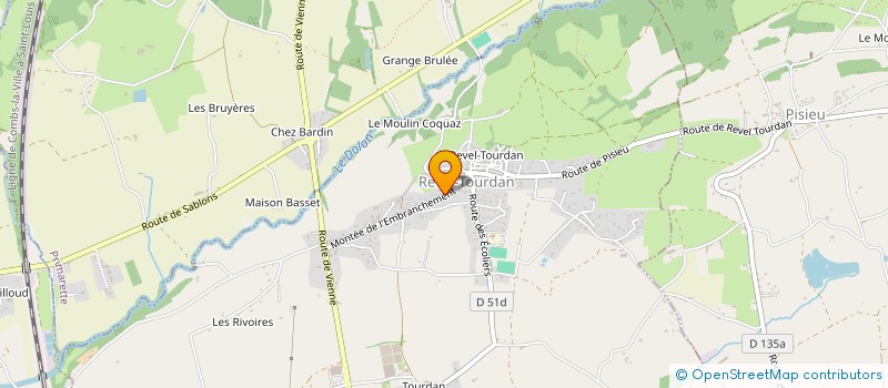 localisation de l'entreprise MADAME CATHERINE BORNET  REVEL-TOURDAN