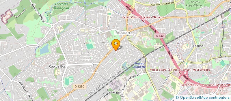 localisation de l'entreprise MADAME CATHERINE BOSCH  PESSAC