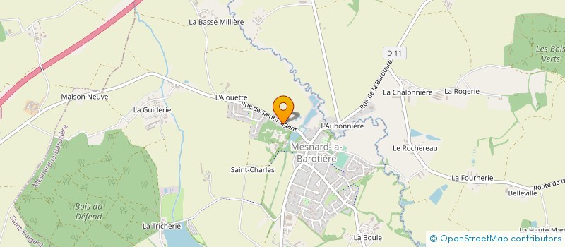 localisation de l'entreprise MADAME CATHERINE BOSSARD à MESNARD-LA-BAROTIERE