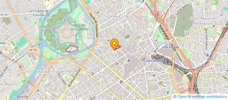 localisation de l'entreprise MADAME CATHERINE BOSSART  LILLE