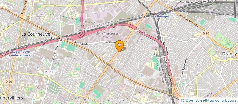 localisation de l'entreprise MADAME CATHERINE BOSSIO à LA COURNEUVE