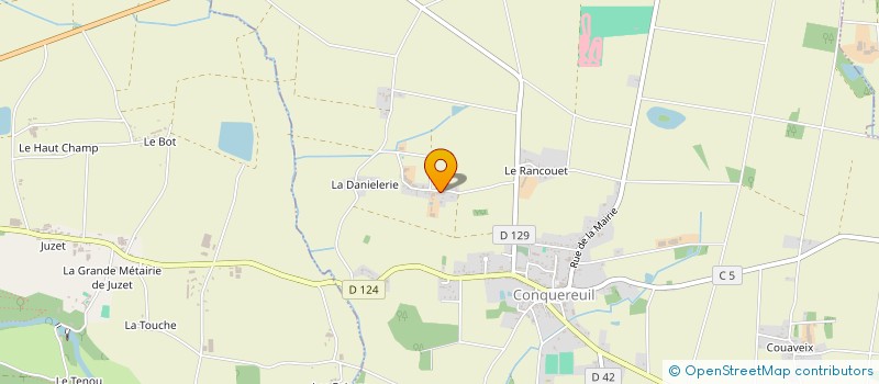 localisation de l'entreprise MADAME CATHERINE BOUCHARD  GUEMENE-PENFAO