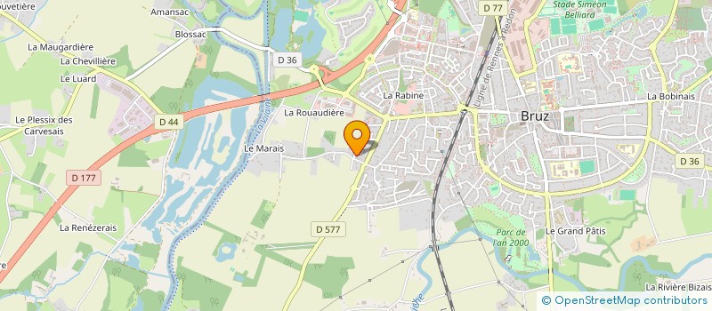 localisation de l'entreprise MADAME CATHERINE BOUDEHEN à BRUZ