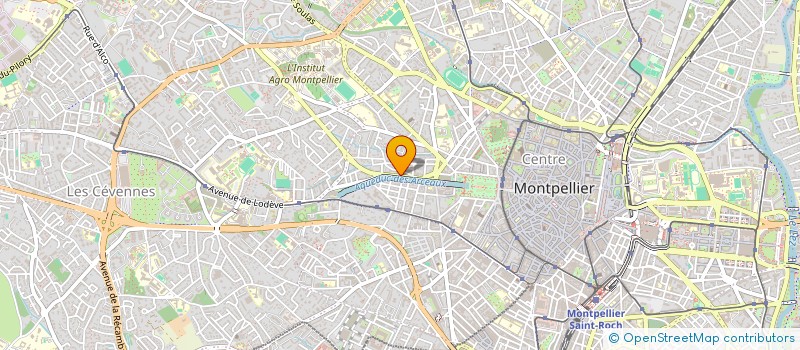 localisation de l'entreprise MADAME CATHERINE BOUDET à MONTPELLIER