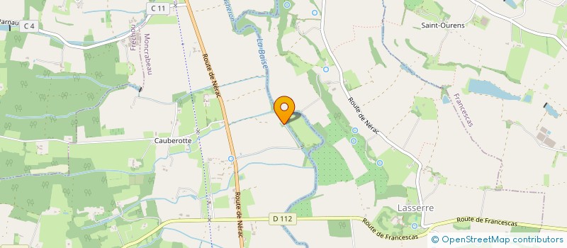 localisation de l'entreprise MADAME CATHERINE BOUDIT  ESPIENS