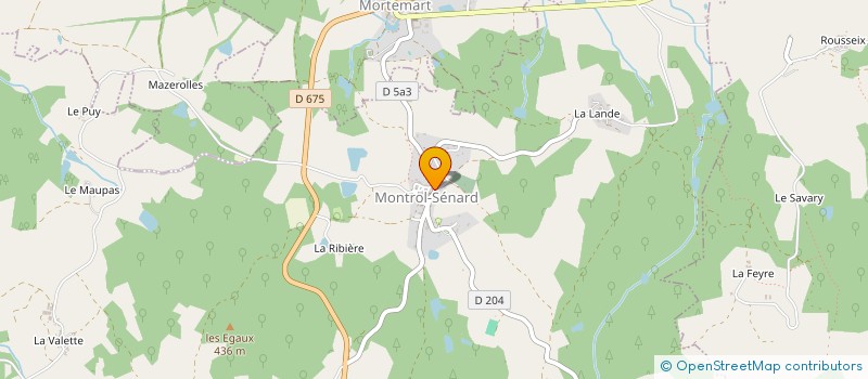 localisation de l'entreprise MADAME CATHERINE BOUFFAULT à MONTROL-SENARD