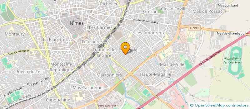 localisation de l'entreprise MADAME CATHERINE BOUFFIERE  NIMES