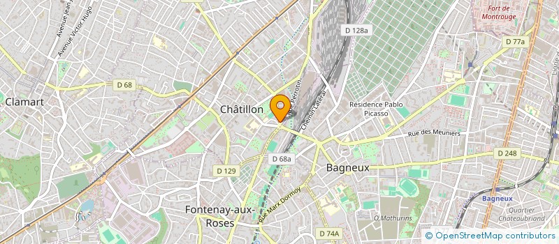 localisation de l'entreprise MADAME CATHERINE BOUGOT à CHATILLON