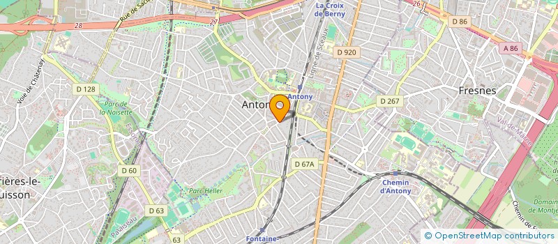 localisation de l'entreprise MADAME CATHERINE BOUILLON à ANTONY