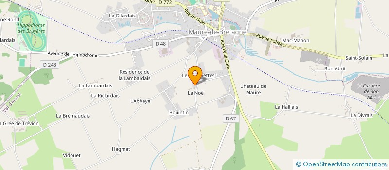 localisation de l'entreprise MADAME CATHERINE BOULAY  VAL D'ANAST