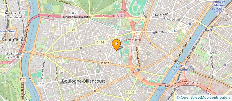 localisation de l'entreprise MADAME CATHERINE BOULNOIS à BOULOGNE-BILLANCOURT