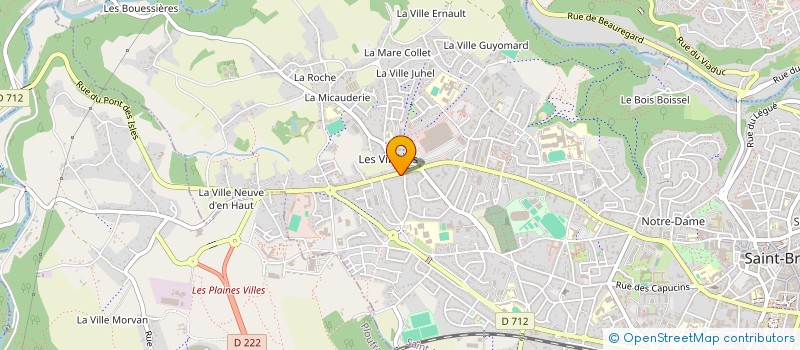 localisation de l'entreprise MADAME CATHERINE BOUNIF à SAINT-BRIEUC