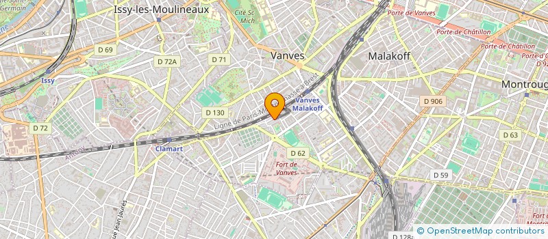 localisation de l'entreprise MADAME CATHERINE BOURD  MALAKOFF