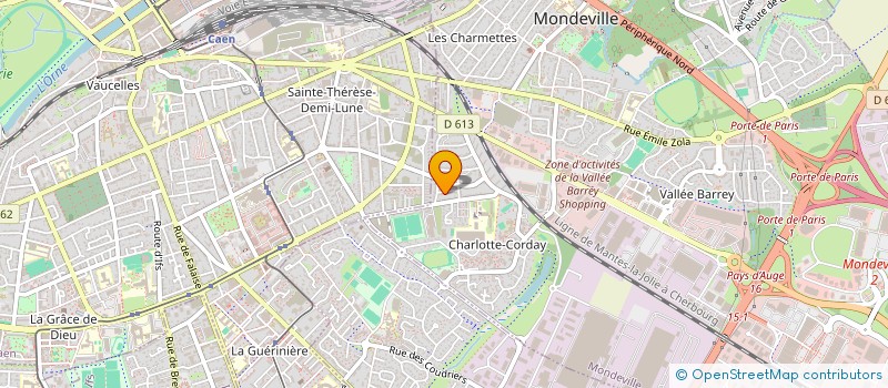 localisation de l'entreprise MADAME CATHERINE BOURDAIN à MONDEVILLE