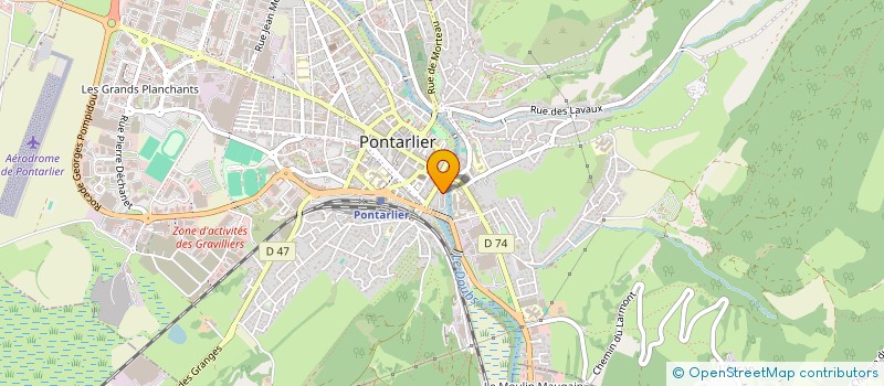 localisation de l'entreprise MADAME CATHERINE BOURDENET à PONTARLIER