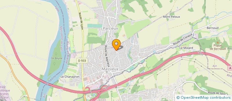 localisation de l'entreprise MADAME CATHERINE BOURDIN  MASSIEUX