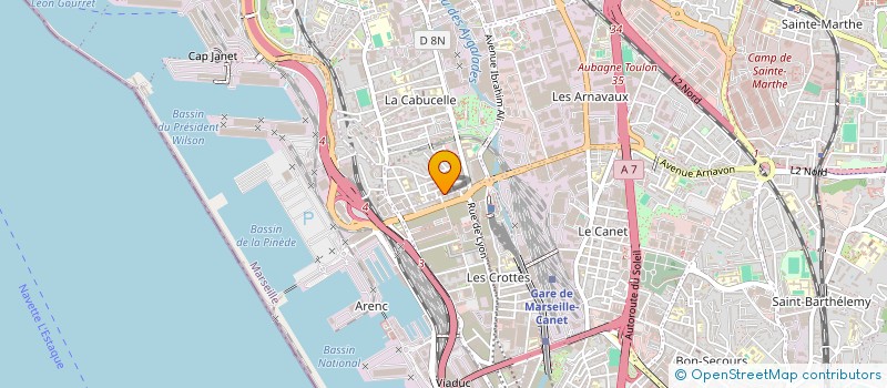localisation de l'entreprise MADAME CATHERINE BOURDON à MARSEILLE