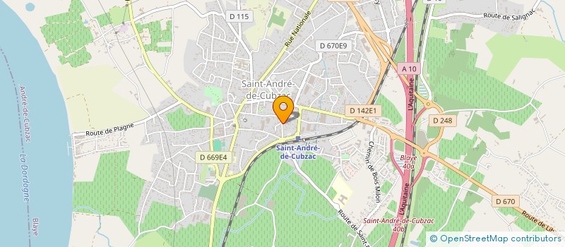 localisation de l'entreprise MADAME CATHERINE BOUREAU à SAINT-ANDRE-DE-CUBZAC