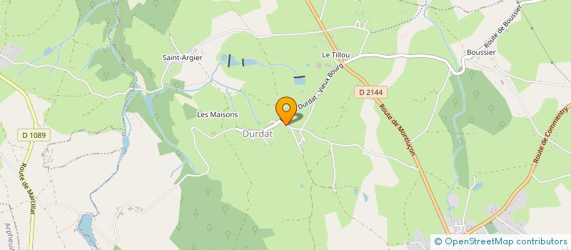 localisation de l'entreprise MADAME CATHERINE BOURGEON  DURDAT-LAREQUILLE