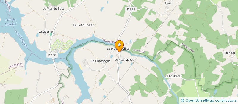 localisation de l'entreprise MADAME CATHERINE BOURGOIN à VIDEIX