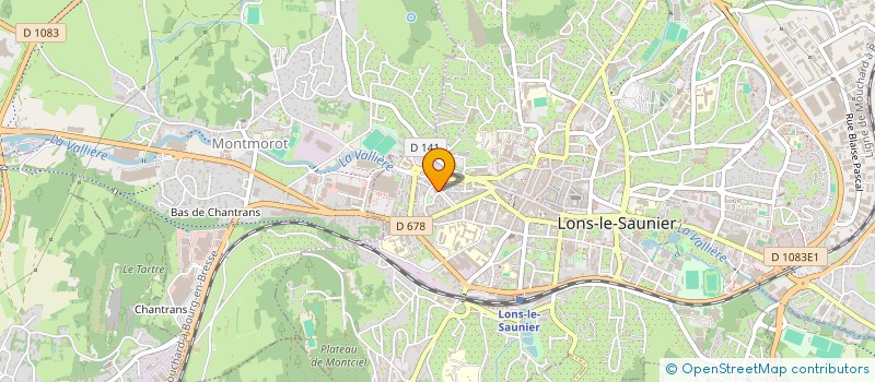 localisation de l'entreprise MADAME CATHERINE BOURGOUGNON  LONS-LE-SAUNIER