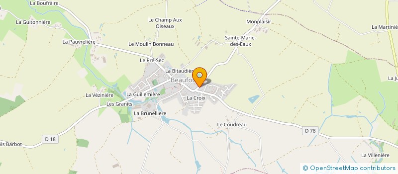 localisation de l'entreprise MADAME CATHERINE BOURNIGAL à BEAUFOU