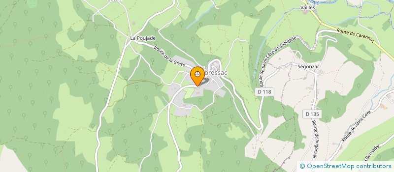 localisation de l'entreprise MADAME CATHERINE BOURRE  LOUBRESSAC